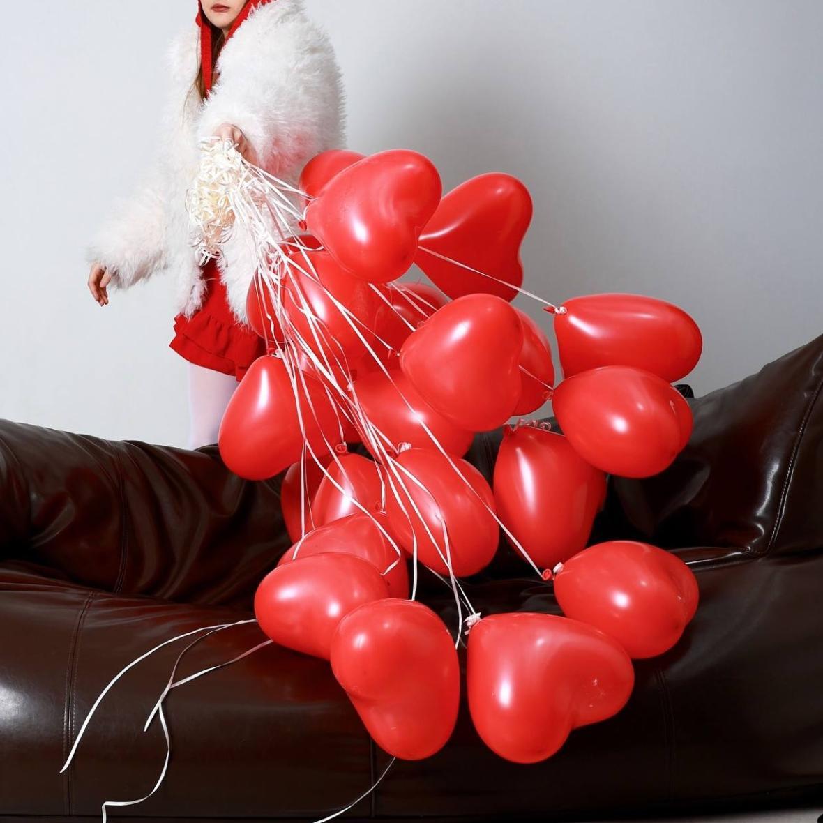 Сет из шаров-сердец