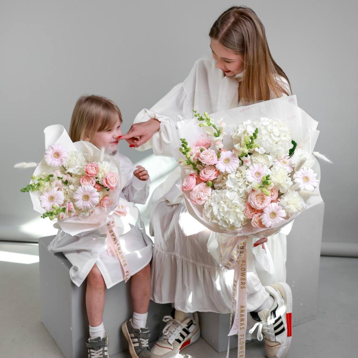 Сет семейный КРУЖЕВА для жены и дочки