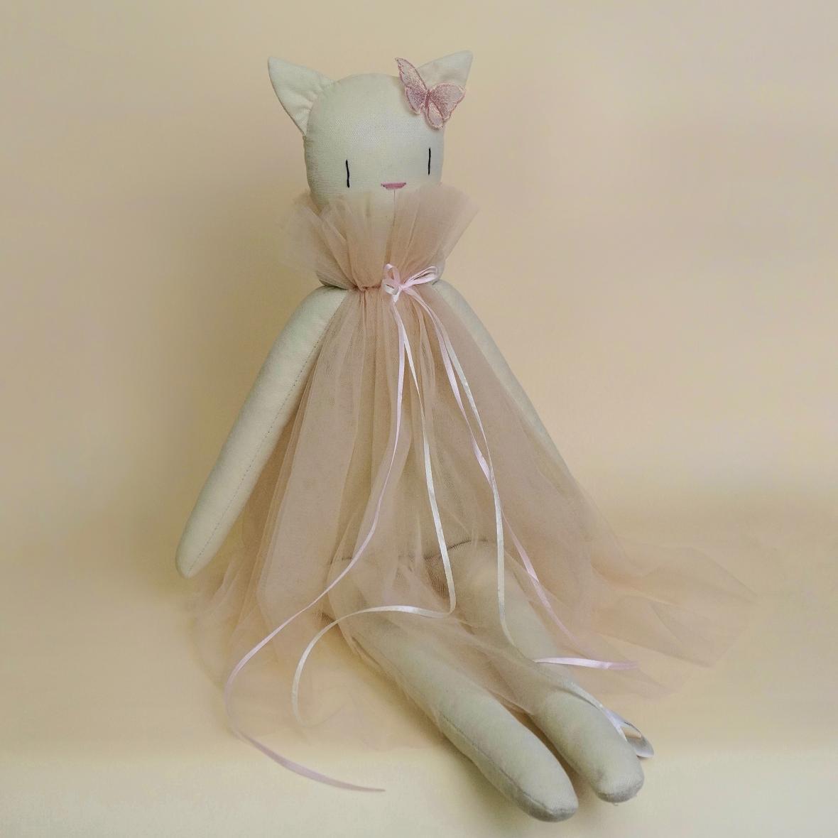 Мягкая игрушка «Котик в платье»