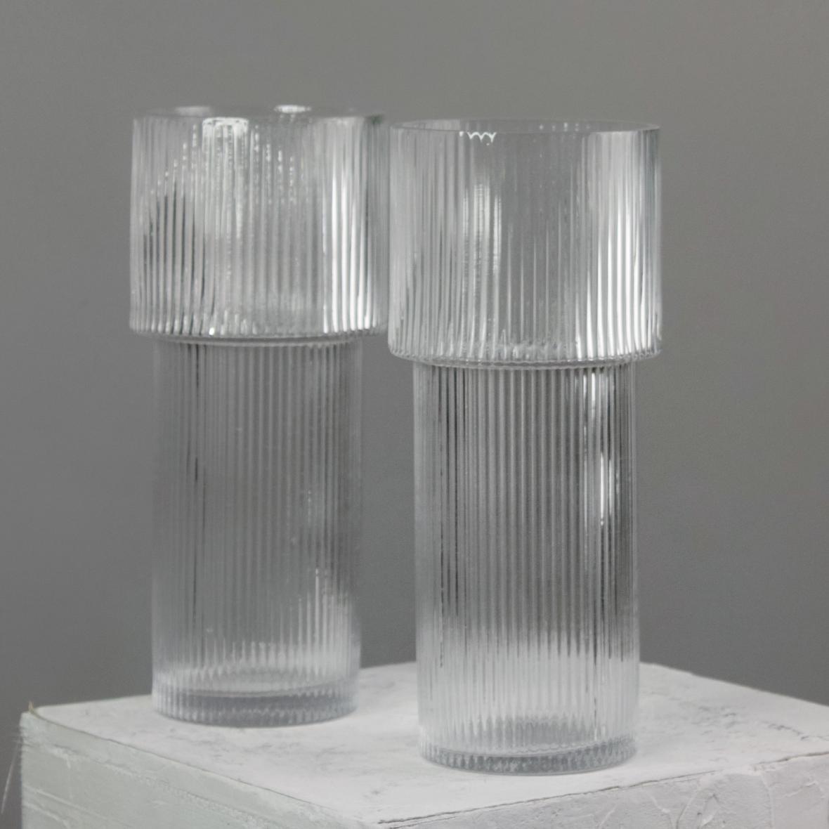 Ваза стеклянная Грани